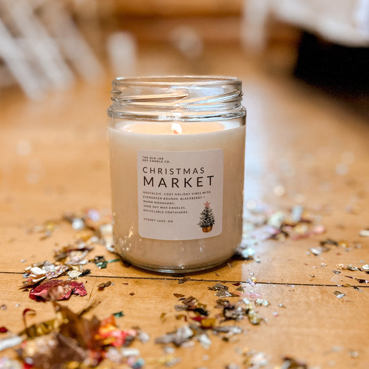 Old Jar Candle Co. - Soy Candle - Christmas Market - 12oz