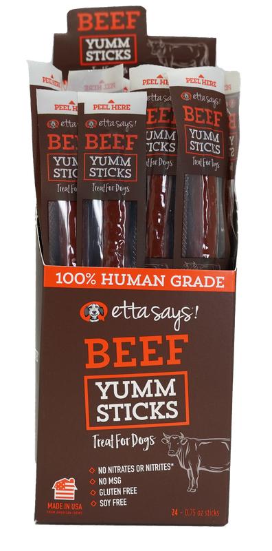 Etta Says! Yumm Sticks Beef Dog Treats, 1-count (Size: 1-count)