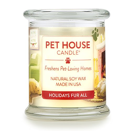 Pet House Winter Candle, Holidays Fur All, 9-oz (Size: 9-oz)