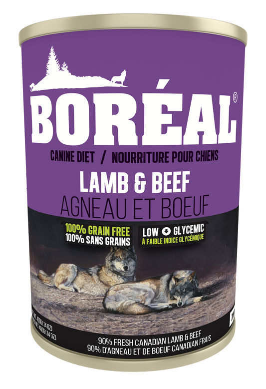 Boreal Grain-Free Big Bear Lamb & Beef Canned Dog Food, 690-gram (Size: 690-gram)