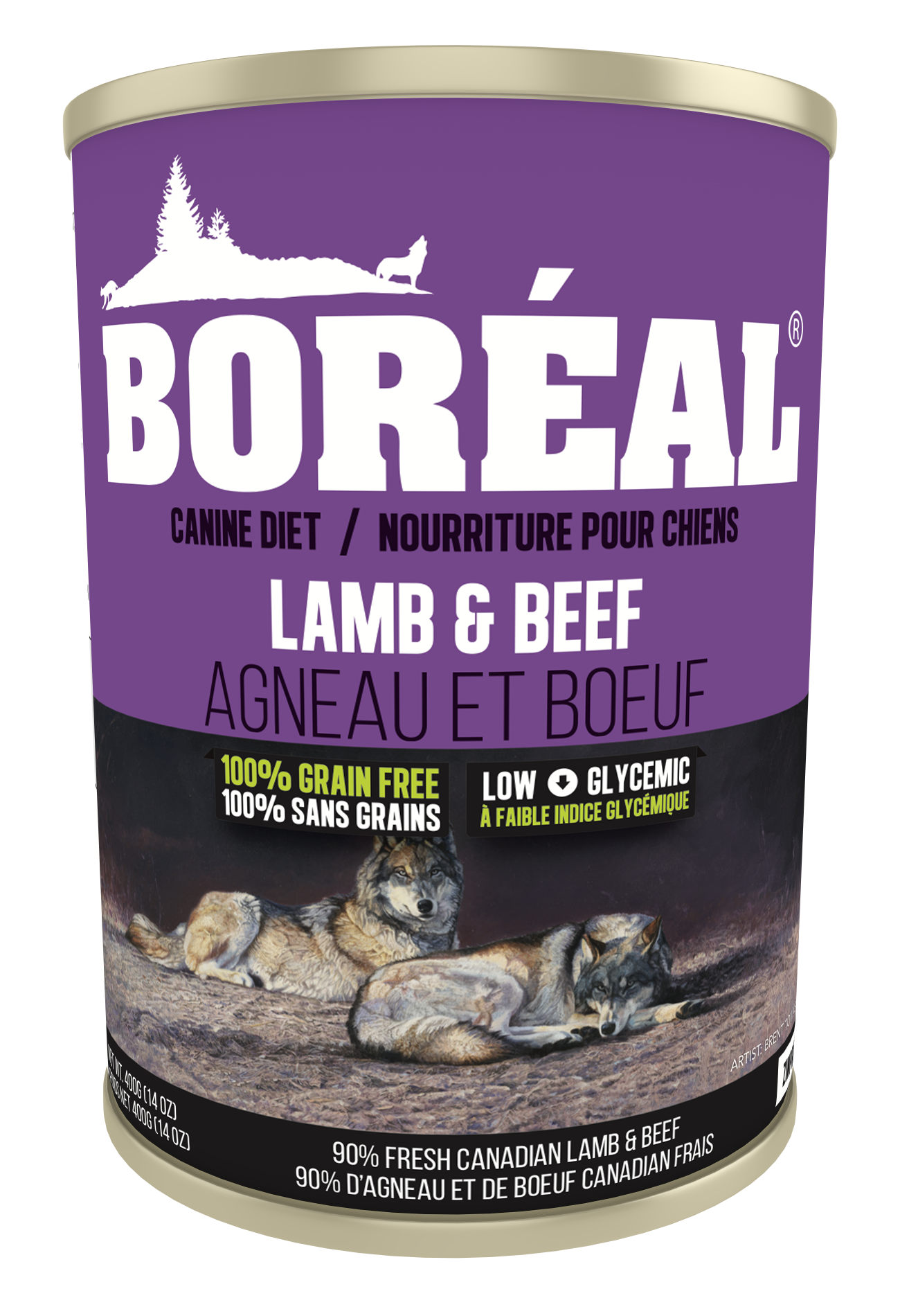 Boreal Grain-Free Big Bear Lamb & Beef Canned Dog Food, 690-gram (Size: 690-gram)