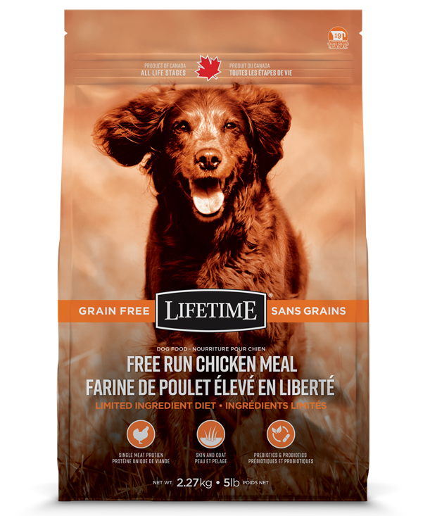 Lifetime Free Run Chicken Meal Grain Free Dry Dog Food, 25-lb (Size: 25-lb)