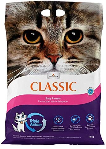 Intersand Classic Baby Powder Cat Litter, 15-lb|7-kg (Size: 15-lb|7-kg)