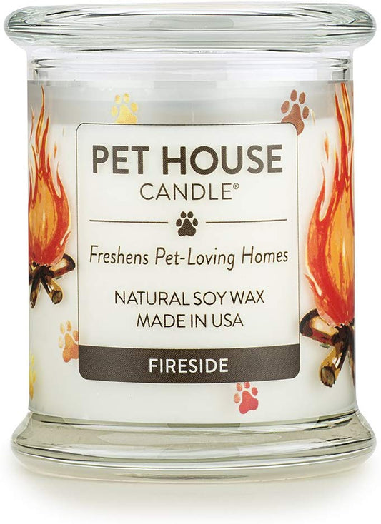 Pet House Winter Candle, Fireside, 9-oz (Size: 9-oz)