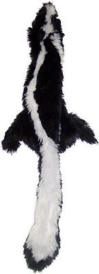 Ethical Pet Skinneeez Forest Series Skunk Stuffingless Dog Toy, 14-in (Size: 14-in)