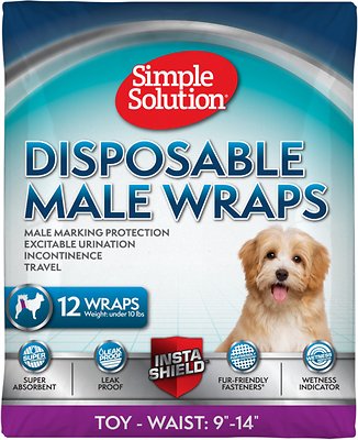 Simple Solution Disposable Male Wrap, 12-count (Size: Toy)