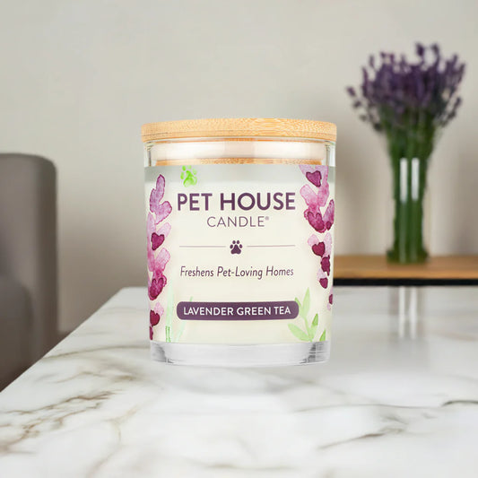 Pet House - Lavender Green Tea Candle, 9oz