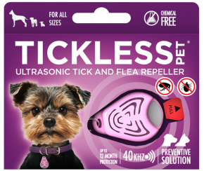Tickless - Pet Classic Medallion - Pink