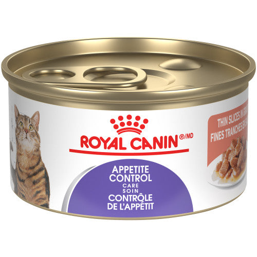 Royal Canin Feline Care Nutrition Appetite Control Care Thin Slices In Gravy Canned Cat Food, 3-oz (Size: 3-oz)